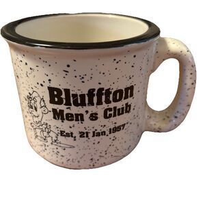 Bluffton (SC) Men’s Club Speckled Ceramic Coffee Campfire Mug 12oz